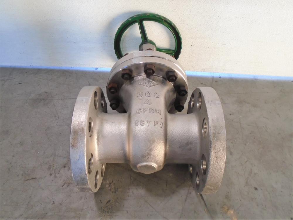 PK 4" 300# CF8M Gate Valve